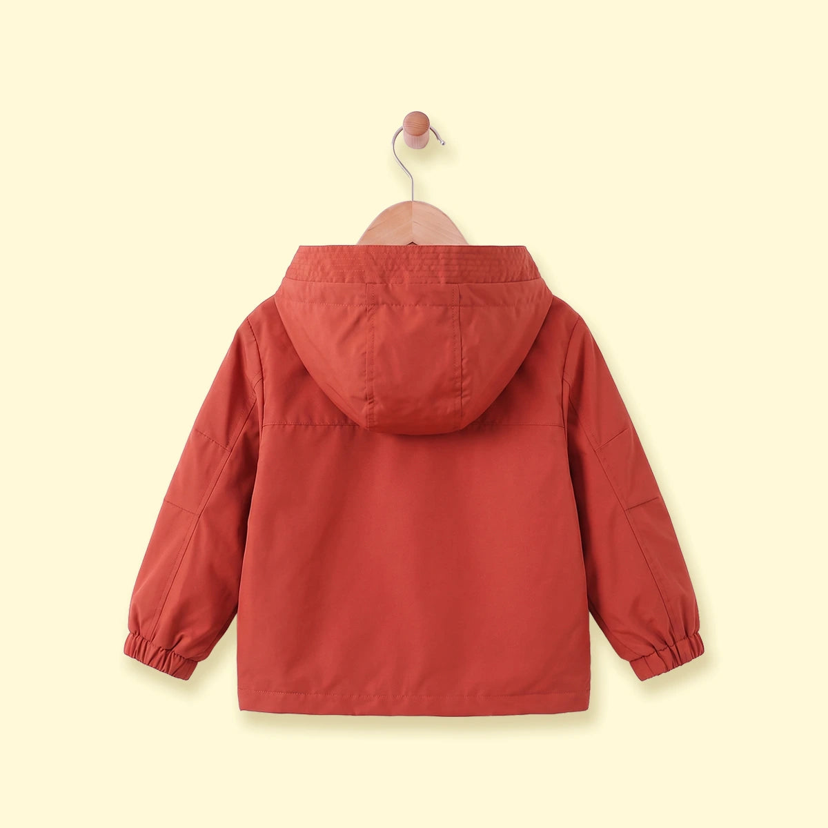 Boys Rust Long Sleeve Hooded Zip-Up Jacket Coats & Jackets