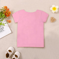 Girls Multicolor Graphics Summer T-shirts- Pack Of 3 Tshirts