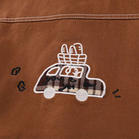 Boys Long Sleeves Light Brown Jacket With Sweatshirt And Pants Sets 3 pc. Sets