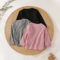 Girls Multicolor Self-Designed Winter Sweatshirts - Pack Of 3 Sweatshirts & Hoodies