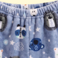 Boys Blue Animal Print Fleece Sweatshirt & Pants Sets 2 pc. Sets