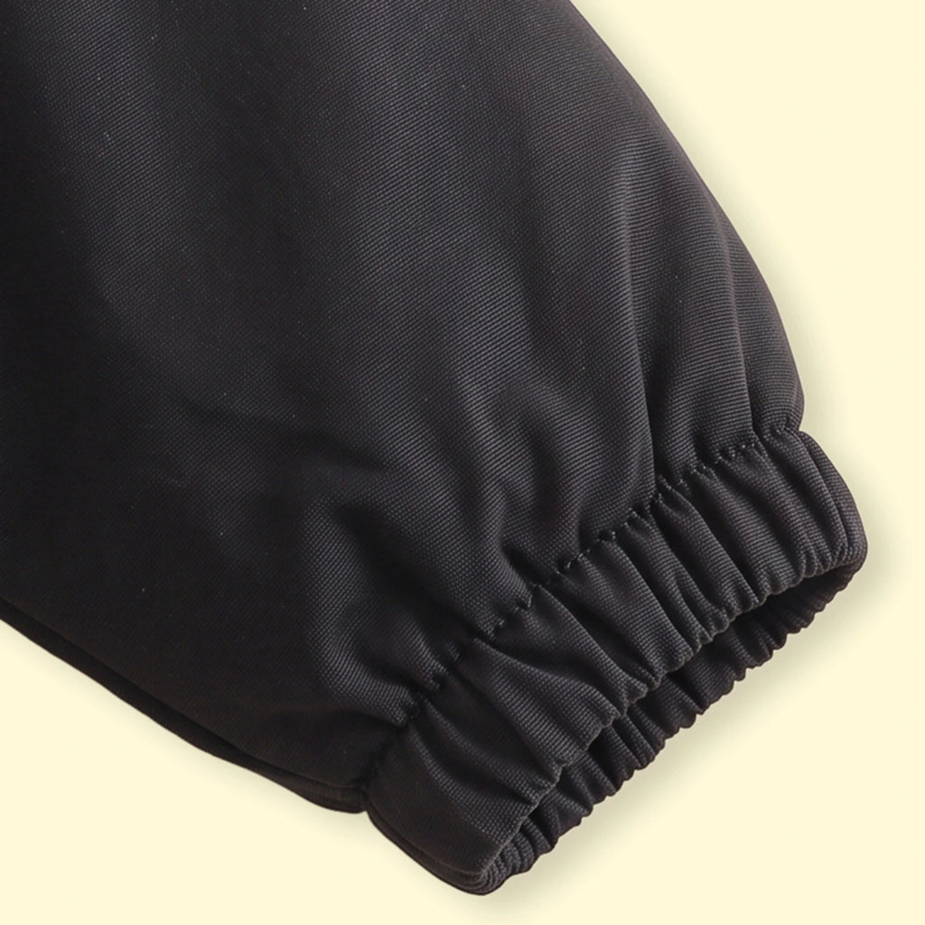 Boys Black Hooded Zip-up Jacket Coats & Jackets