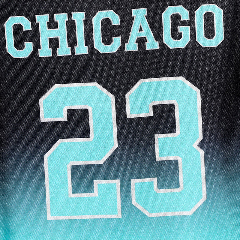 Boys Teal Chicago Print Sleeveless T-Shirt With Shorts Set 2 pc. Sets