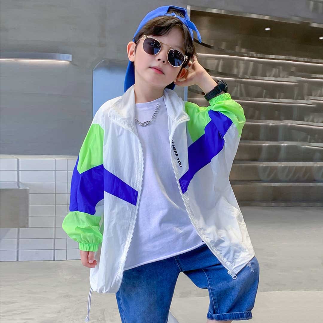 Boys Long Sleeve Sun Protection Summer Jacket Coats & Jackets   