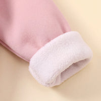 Girls Pink Embroidered Regular Sweatshirt With Sleeveless Jackets, Pants & Bag Sets 4 pc. Sets