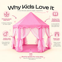 Pink Foldable Tent House for Kids Trending Accessories
