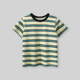 Boys Short Sleeves Striped T-Shirt Tshirts   
