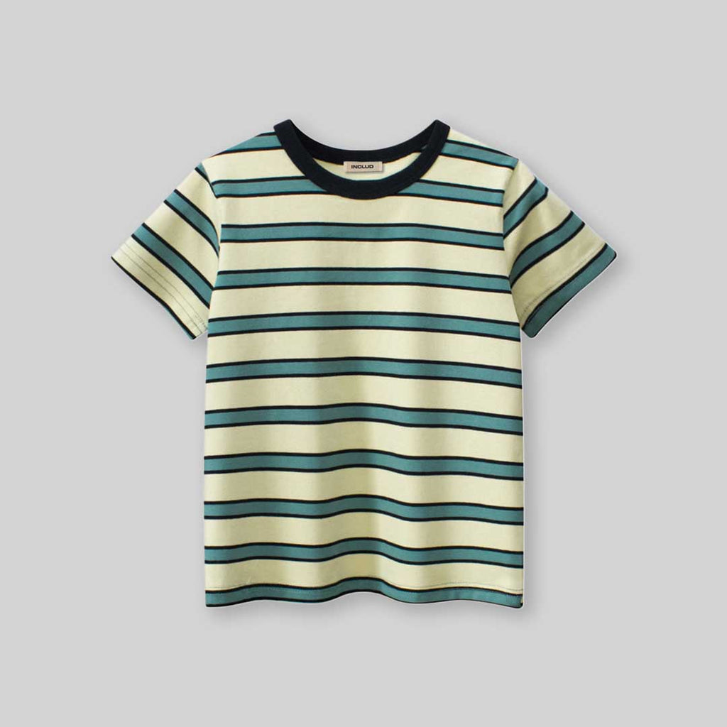 Boys Short Sleeves Striped T-Shirt Tshirts   