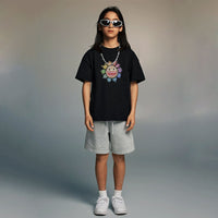 Boys Printed Oversize T-Shirt Tshirts   
