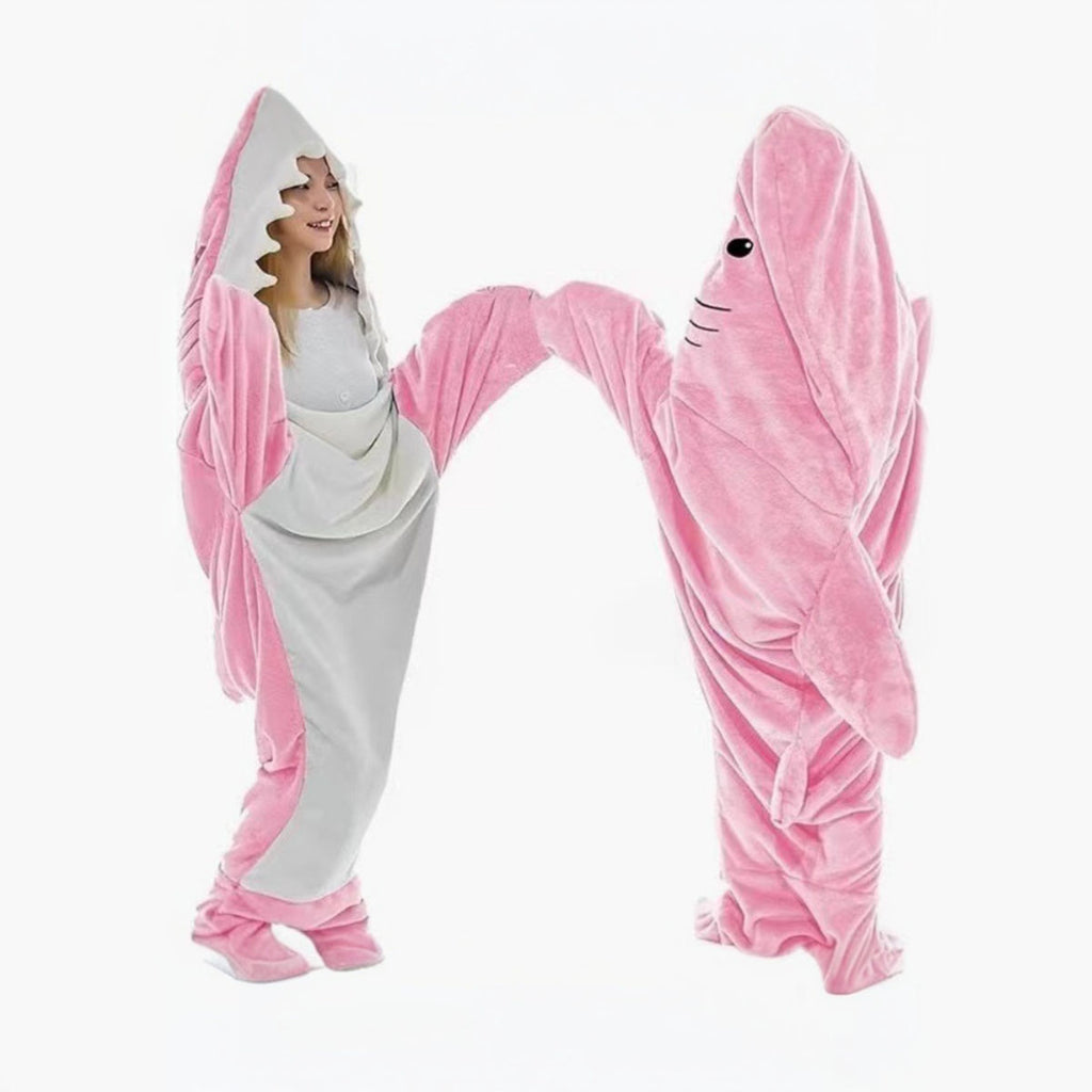 Baby Light Blue Hooded Shark-Shape Sleeping Bag Trending Accessories