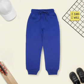 Boys Dark Blue Cross Pocket Elasticated Joggers Trackpants & Joggers Dark Blue 1-2 Y