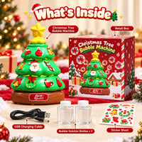 Christmas Tree Bubble Machine with Lights & Music for Kids 3 Years Plus Trending Accessories
