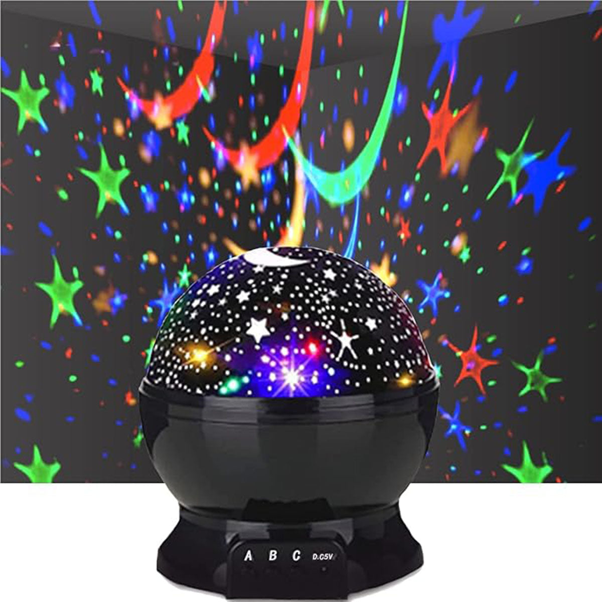 Kids Moon & Star Northern Lights Projector Lamp Trending Accessories