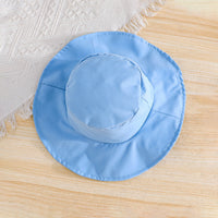 Girls Blue Camisole Applique Top With Hat And Trousers Set 3 pc. Sets