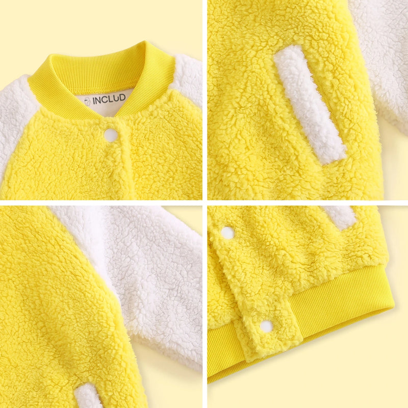 Boys Yellow Colourblocked Long Sleeve Jackets Coats & Jackets
