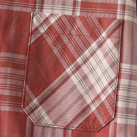 Boys Red Checked Long Sleeve Shirt Shirts