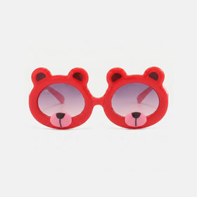 Girls Red Bear Shaped Sunglasses Sunglasses