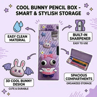Bunny Hard Pencil Case for School Kids Trending Accessories