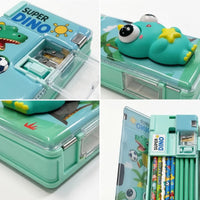 Dinosaur Hard Pencil Box for Boys & Girls Trending Accessories
