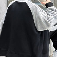 Boys Black Embroidered Sweatshirt With Jogger Sets Sets