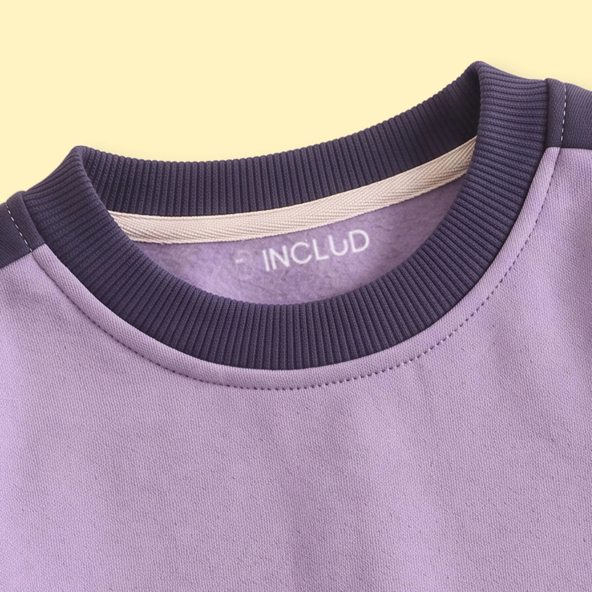 Boys Purple Colourblocked Long Sleeve Sweatshirt Sweatshirts & Hoodies