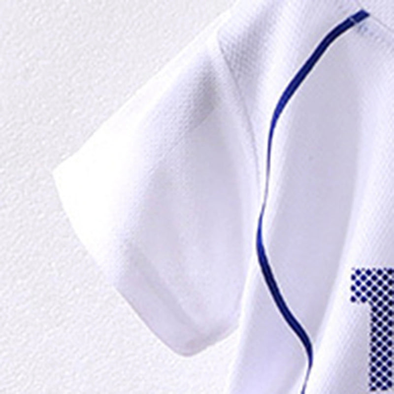 Boys White Short Sleeve Typography Print T-Shirt With Shorts Sets 2 pc. Sets