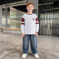 Boys Blue Embroidered Loose Fit Denim Jeans Pants Blue 3-4 Y