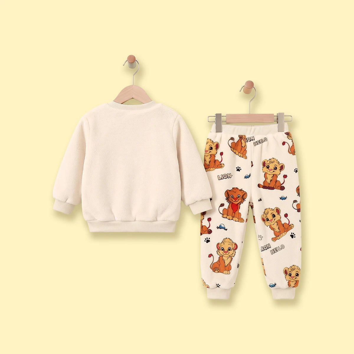 Boys Apricot Tiger Printed Sweatshirt & Joggers Co-ord Sets Sets