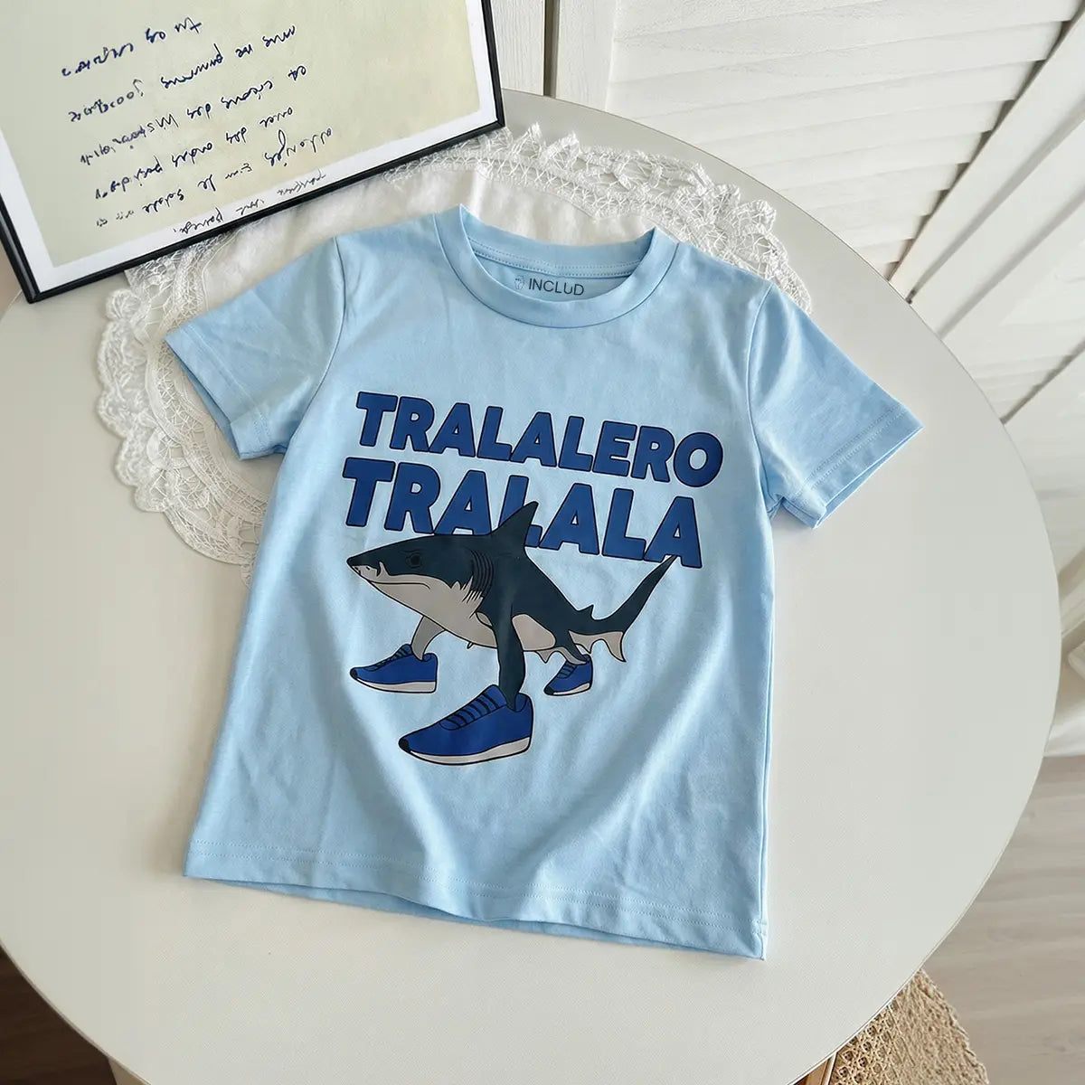 Boys Light Blue Graphic Short Sleeve T-Shirt Tshirts Light Blue 3-4 Y