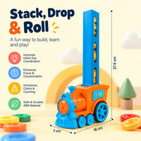Automatic Domino Train Building Toy with 40 Tiles Trending Accessories