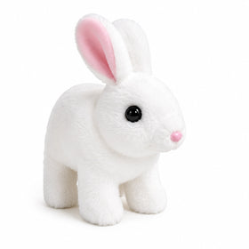 Kids Adorable Walking & Talking Plush Rabbit Toy Trending Accessories White Onesize