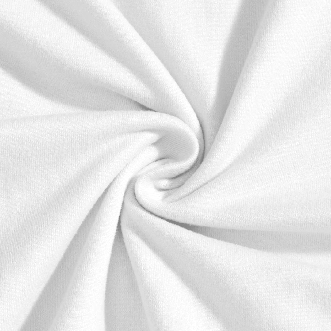 Girls White Bow Print Short Sleeve T-Shirt Tshirts