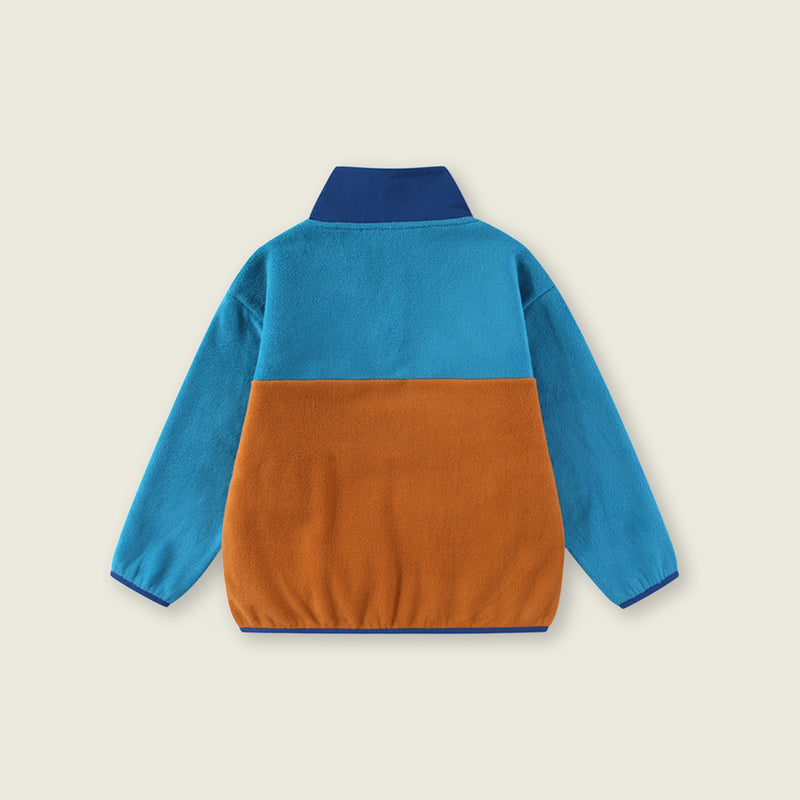 Boys Blue Solid Solid Pullover Sweatshirt Sweatshirts & Hoodies