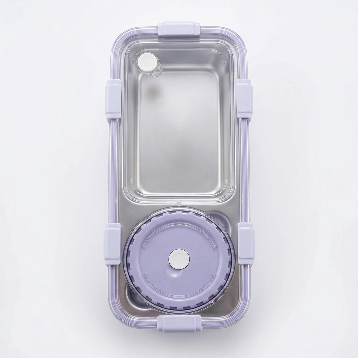 Kids Lavender Lock-Fresh School Lunch Box Trending Accessories Lavender Onesize
