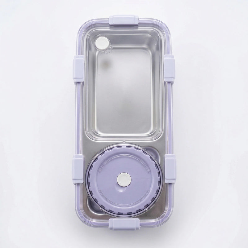 Kids Lavender Lock-Fresh School Lunch Box Trending Accessories Lavender Onesize
