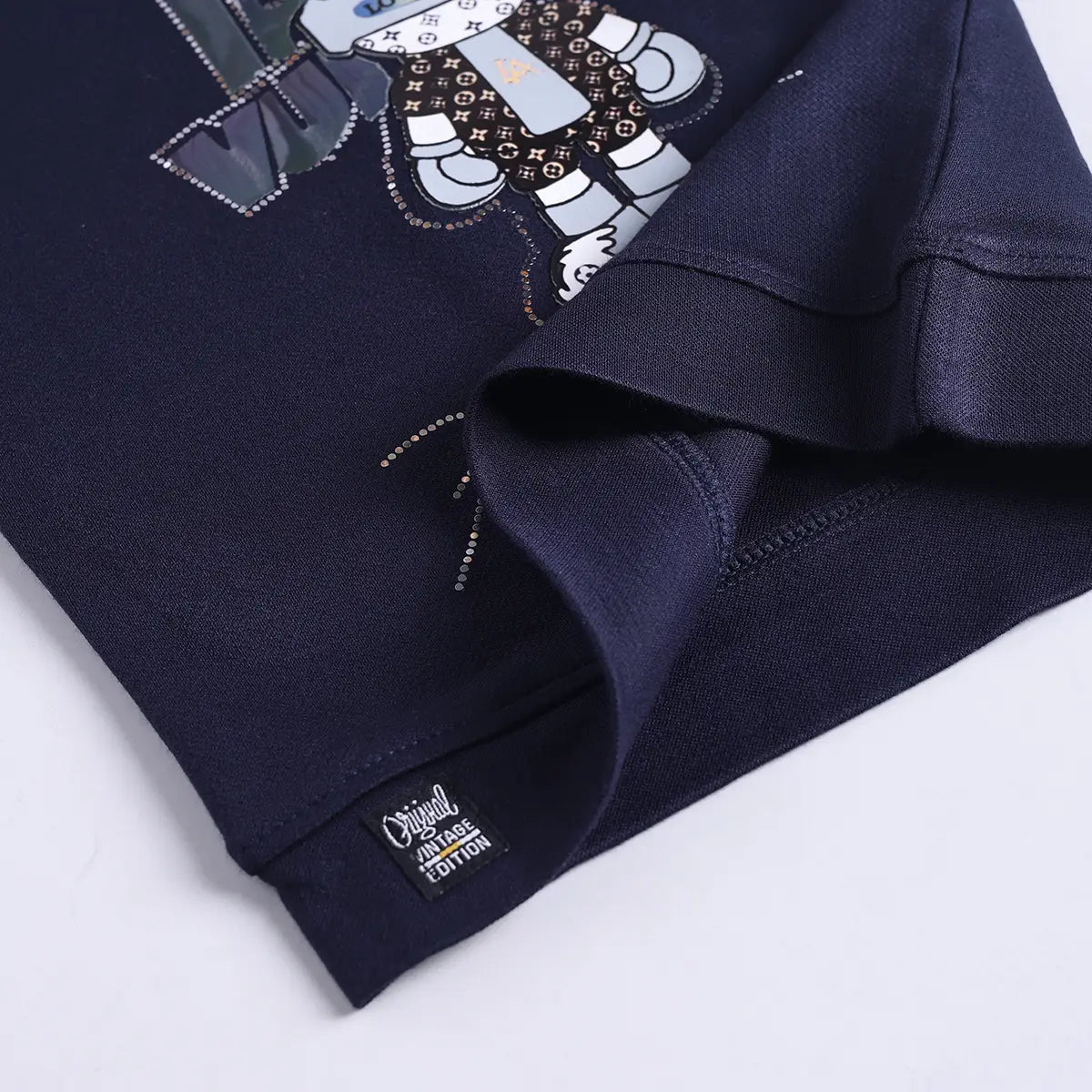 Boys Navy Blue Graphics Short Sleeve T-Shirt With Elasticated Shorts Sets 2 pc. Sets