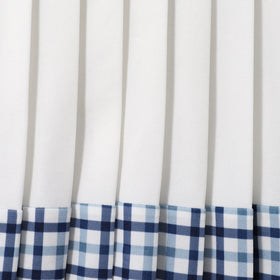 Girls White Sleeveless Checked A-line Dress Casual Dresses
