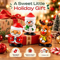 Santa & Friends Festive Wind-Up Toy Set Trending Accessories