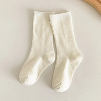Pack of 6 Boys Multicolour Ribbed Knit Calf Length Socks Socks