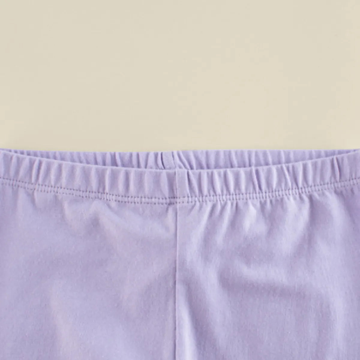Girls Lavender Solid Ankle Length Leggings Leggings & Tights