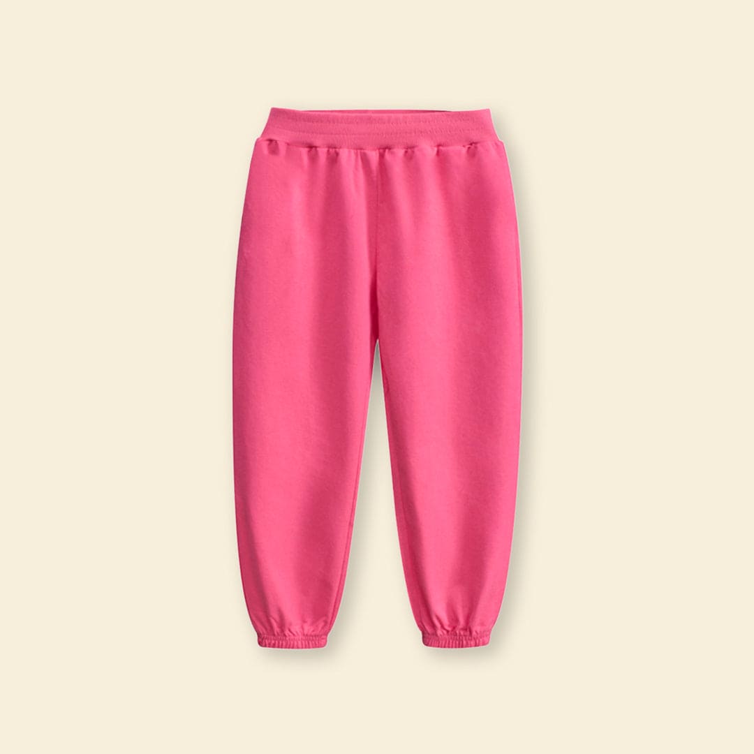 Girls Elasticated Knitted Joggers Trackpants & Joggers   