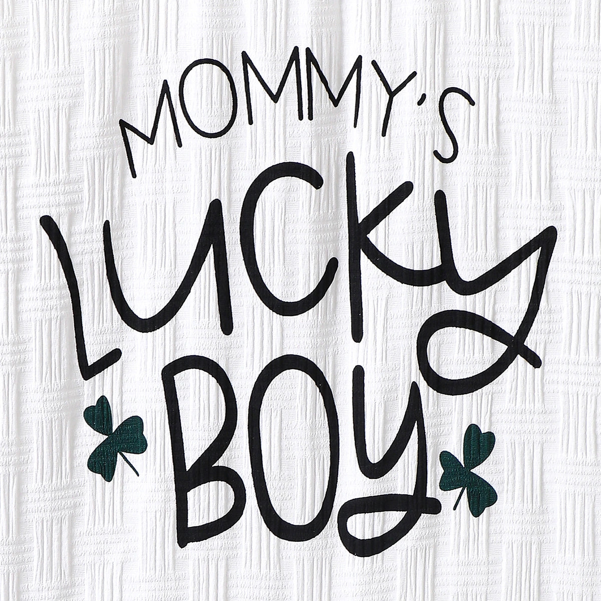 Boys White Typographic Print Shorts Sleeves T-Shirt With Shorts Set Sets