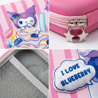 Girls Pink Kuromi Cartoon Hard-Shell Pencil Box Trending Accessories