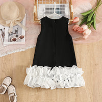 Girls White Ruffle A-line Party Dress Party Dresses