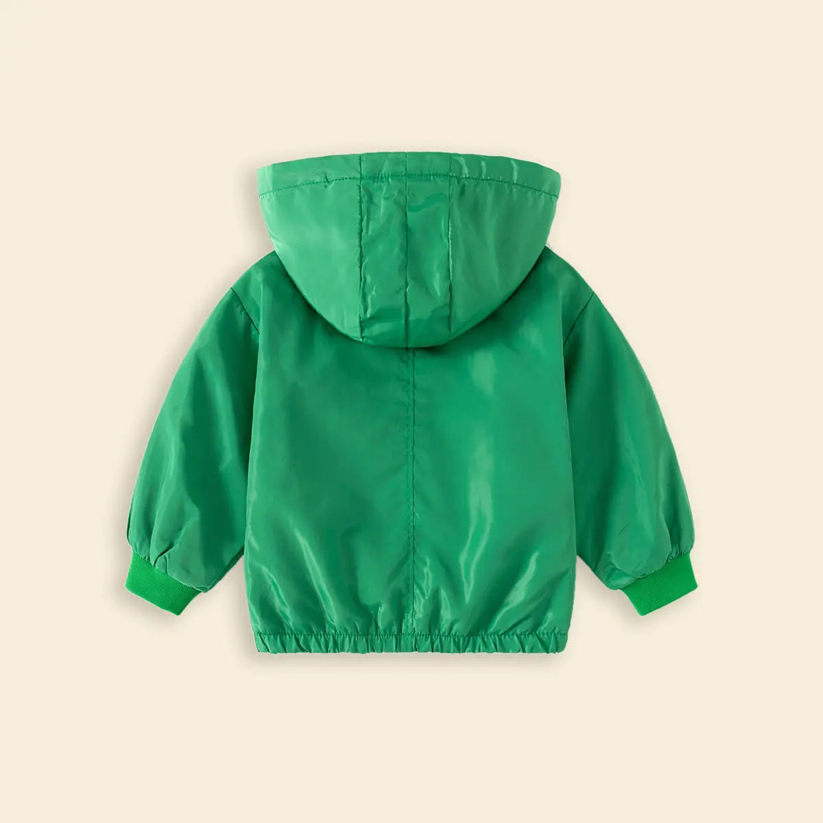 Boys Green Graphics Printed Hooded Zip-up Jacket Coats & Jackets