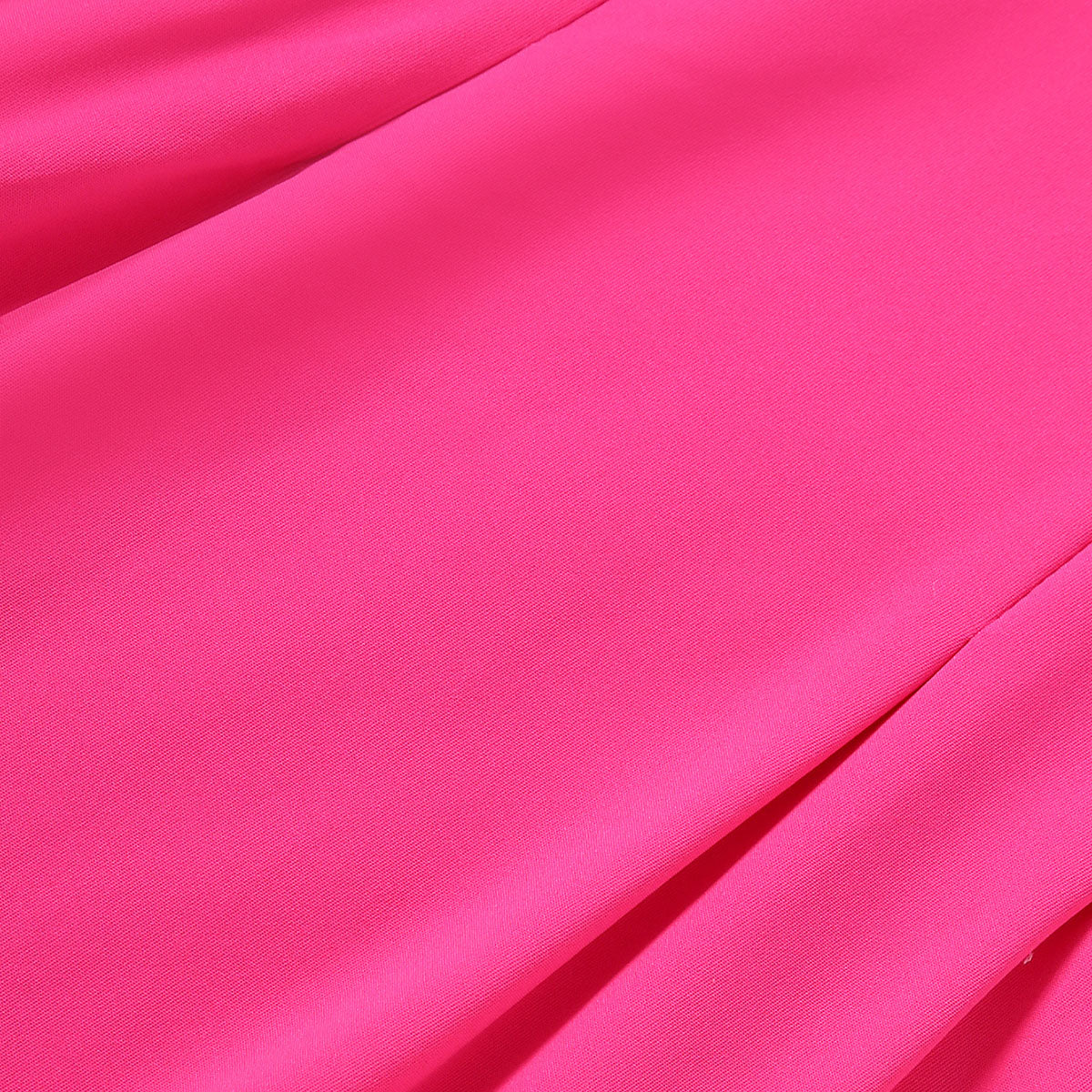 Girls Fuchsia Short Sleeves Tennis Dress Casual Dresses