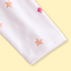 Girls White Unicorn Printed T-Shirt Dress Casual Dresses