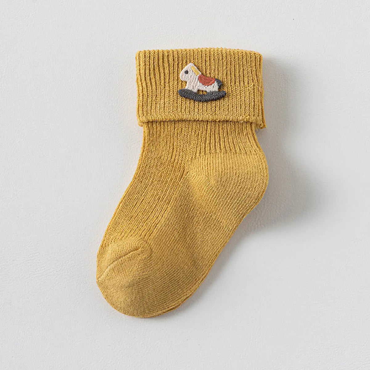 Pack of 6 Boys Multicolour Embroidery Applique Ankle Length Socks Socks