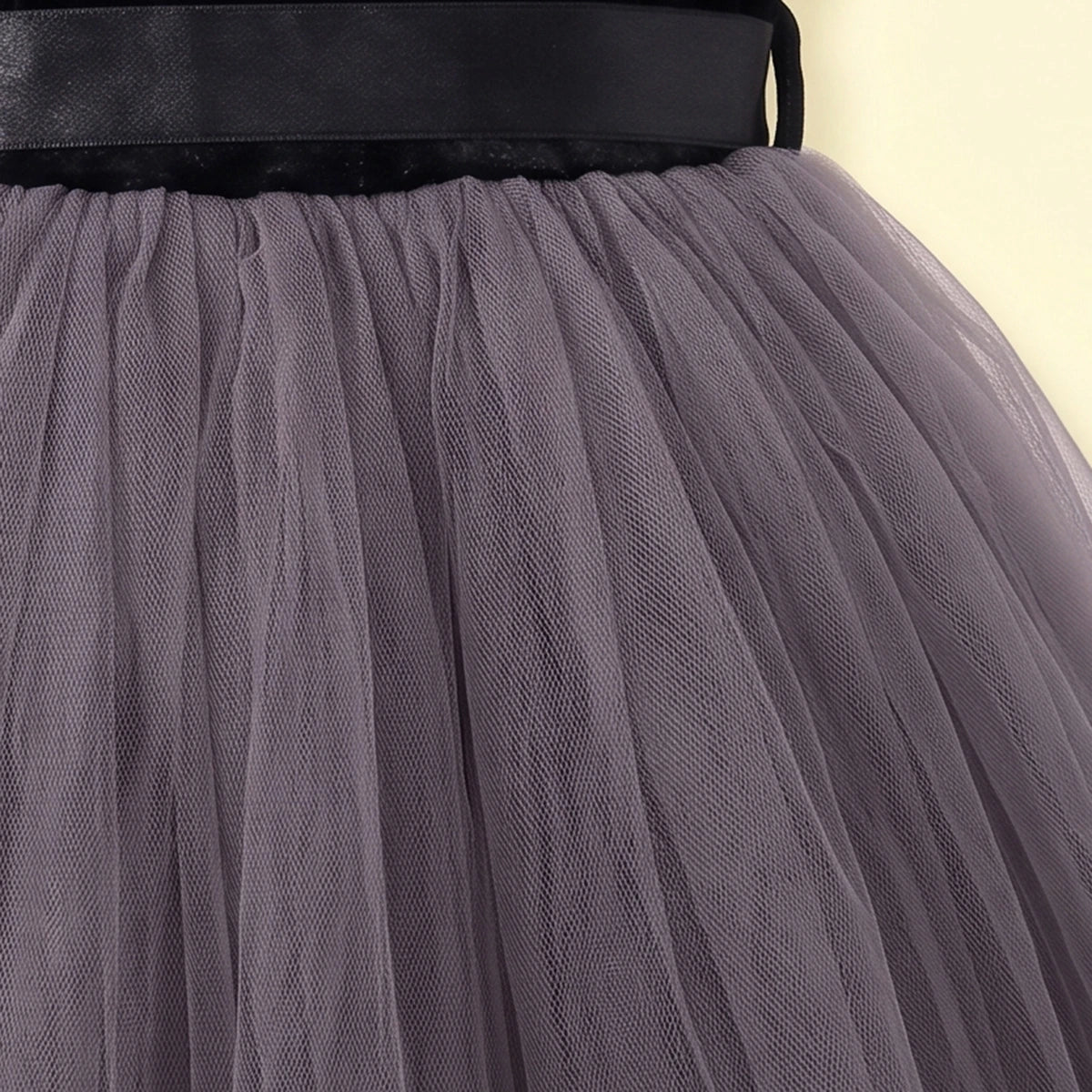 Girls Black Solid High-Low Party Dress Party Dresses