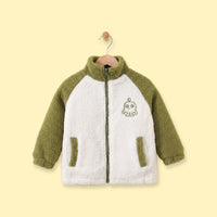 Boys Olive Green Colourblocked Long Sleeve Zip-Up Jacket Coats & Jackets Olive 1-2 Y